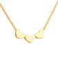 Collier en acier inoxydable avec pendentif en forme de cœur