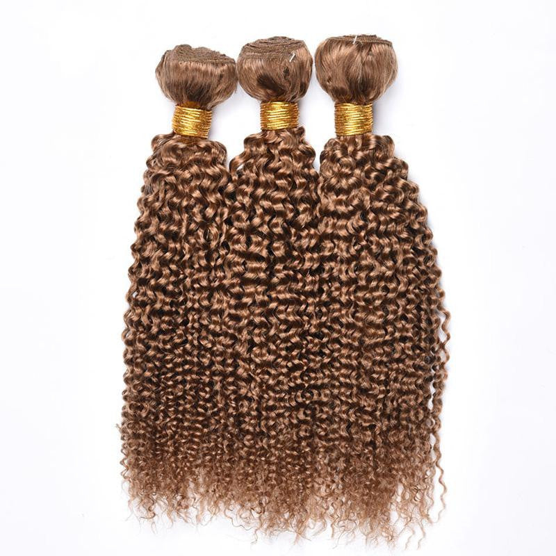 Cheveux humains brésiliens crépus bouclés kinky wave