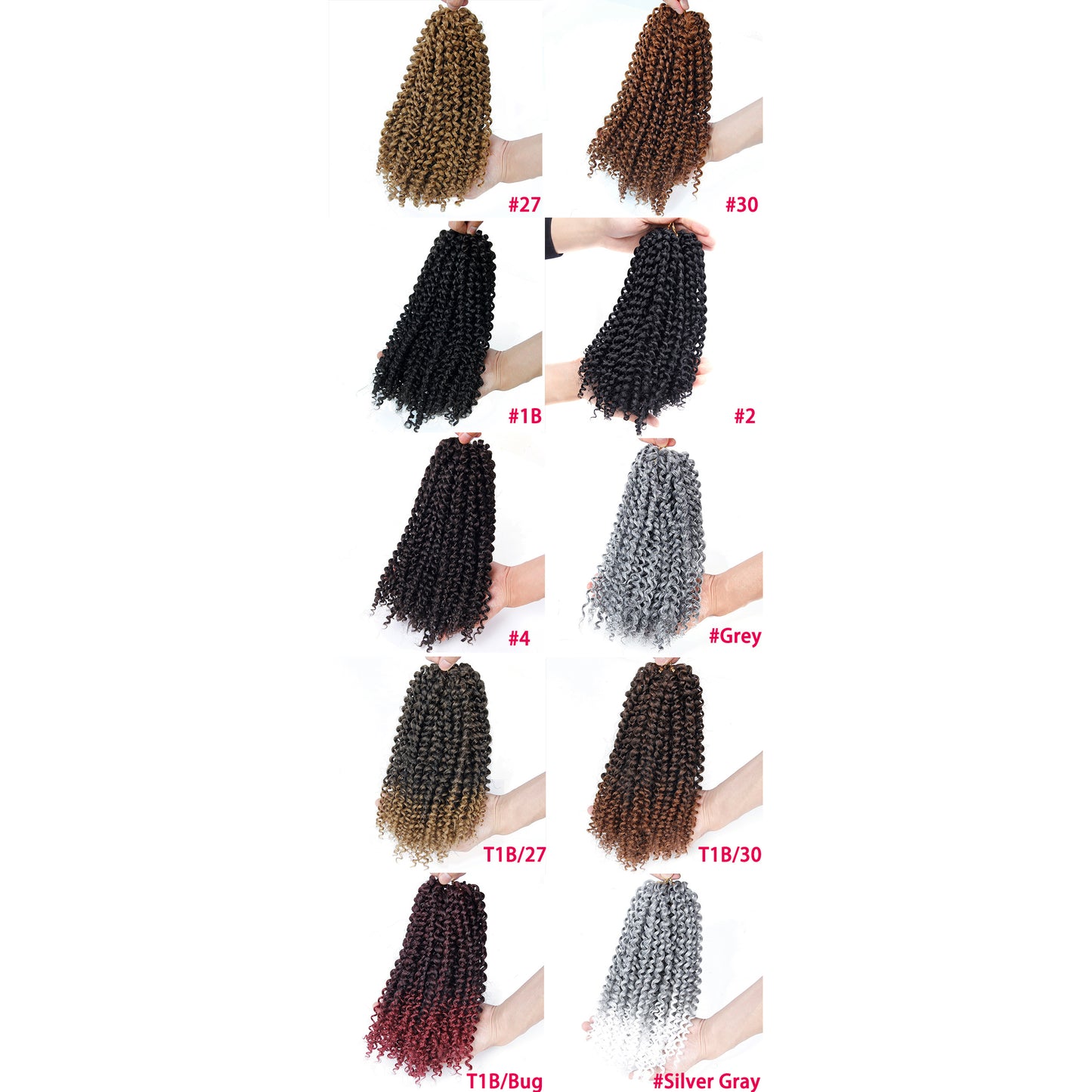 Extensions de cheveux pour crochet