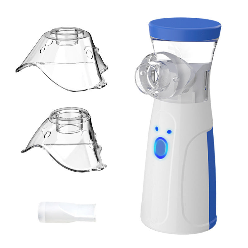 Nébuliseur portable silencieux – Inhalateur d’urgence, mesh mini, enfants & adultes.