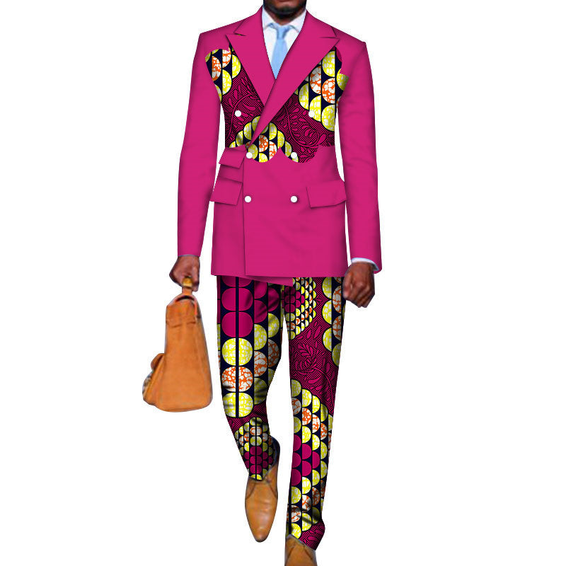 Ensemble de costumes nationaux africains pour hommes