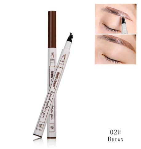 Stylo sourcils liquide Music Flower – 3 couleurs, waterproof, tatouage longue durée.