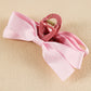 Barrette à cheveux avec ruban décoratif de couleur unie noire