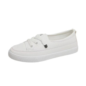 Women's white shoes with personality fashion simplicity and casual Japanese style women's board shoes for women