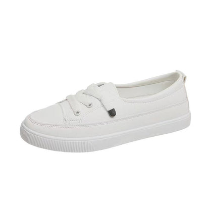 Women's white shoes with personality fashion simplicity and casual Japanese style women's board shoes for women