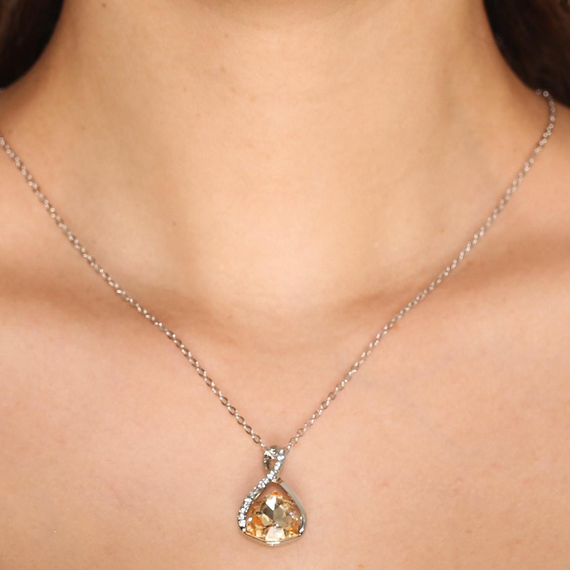 Collier de cristal mode européenne et américaine simple