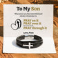 Bracelet de mode avec croix en acier inoxydable pour homme