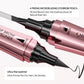 Crayon à sourcils liquide à double tête 3D micro sculpté, eyeliner 2 en 1 à double usage pour les yeux