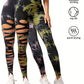 Paquet de 2leggings taille haute élastique pour femme.