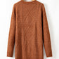 Robe chasuble à épaulettes en maille torsadée vert brumeux
