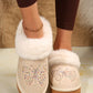 Chaussons chauds pour femme