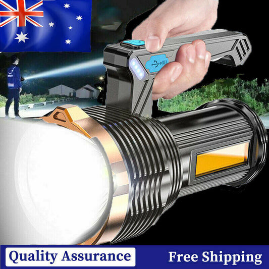 Lampe de poche LED 1200000lm super bright USB rechargeable