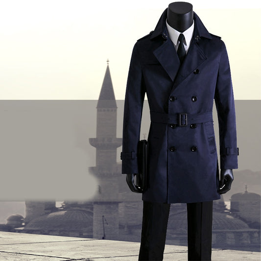 Trench-coat long pour homme