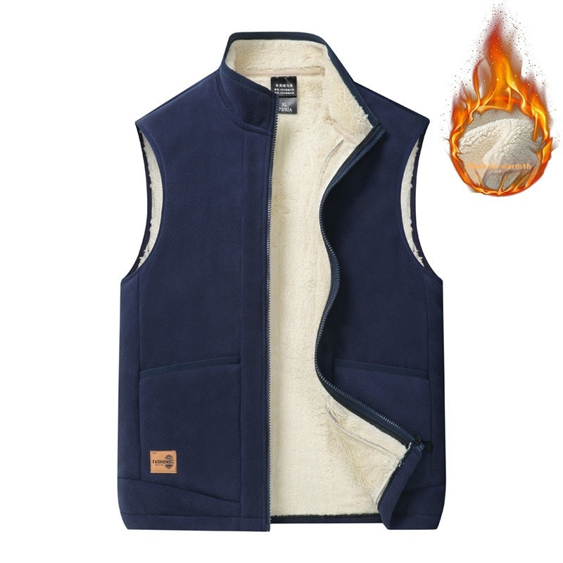 Gilet thermique double face pour homme