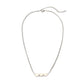 Collier en acier inoxydable avec pendentif en forme de cœur