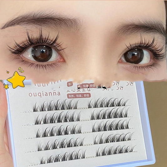 Faux cils en cristal transparent clair