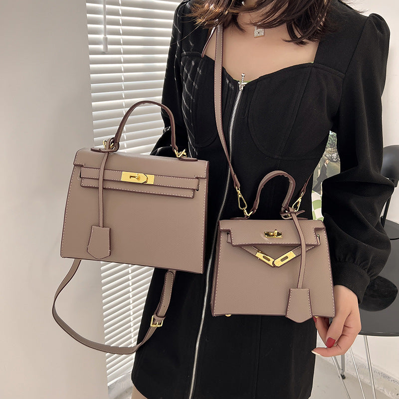 Sac Kelly Femme – PU, Couleur Unie & Porté Croisé Tendance