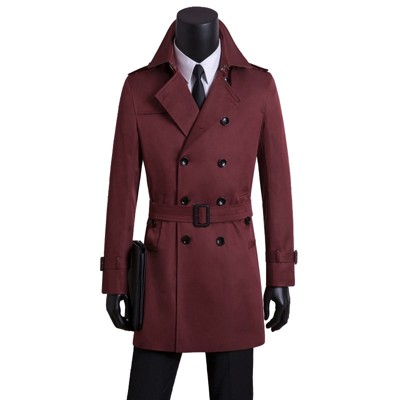Trench-coat long pour homme