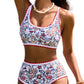 Maillot de bain bikini sexy à motif floral Paisley Fashion