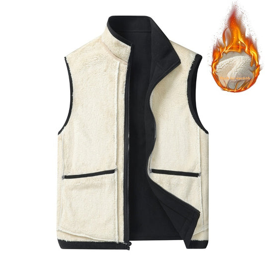 Gilet thermique double face pour homme