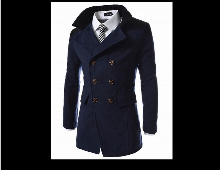 Manteau chaud double face