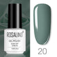 Set de Vernis Gel ROSALIND – Manucure Semi-Permanente, Top Coat UV LED