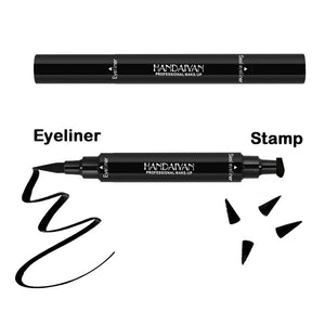 HANDAIYAN Eyeliner Double Tête – Sceau Triangle Noir