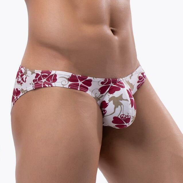 Slip taille basse à motifs imprimés pour homme