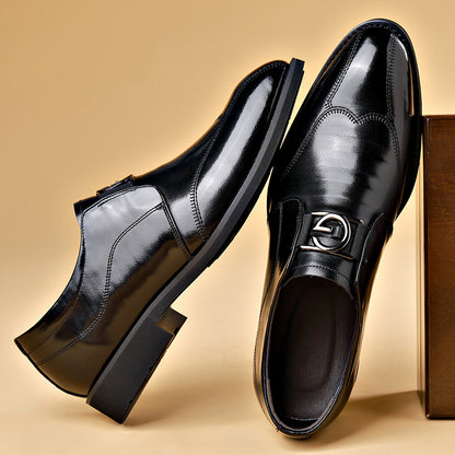 Chaussures en Cuir Pointues – Élégance Business & Décontractée