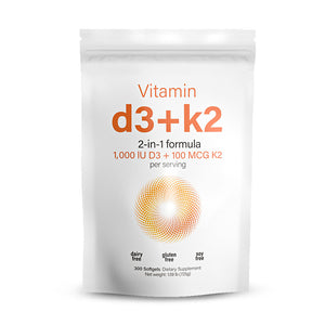 Vitamine D3+K2 Capsules molles