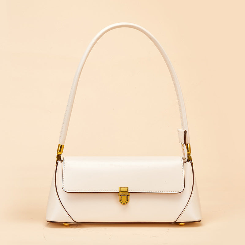 Sac Baguette Femme – Cuir Véritable, Tendance & Porté Épaule