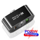 Chargeur de téléphone Type-C HUB Extension Ellipse Splitter