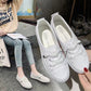 Women's white shoes with personality fashion simplicity and casual Japanese style women's board shoes for women