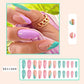 Faux ongles de longueur moyenne Patch Ins Style Hot Girl