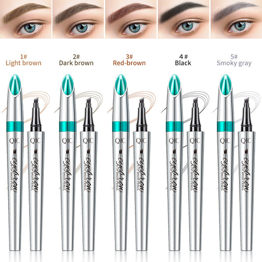 Crayon à Sourcils Liquide Imperméable – Effet Sourcils Sauvages, Non-Bavé