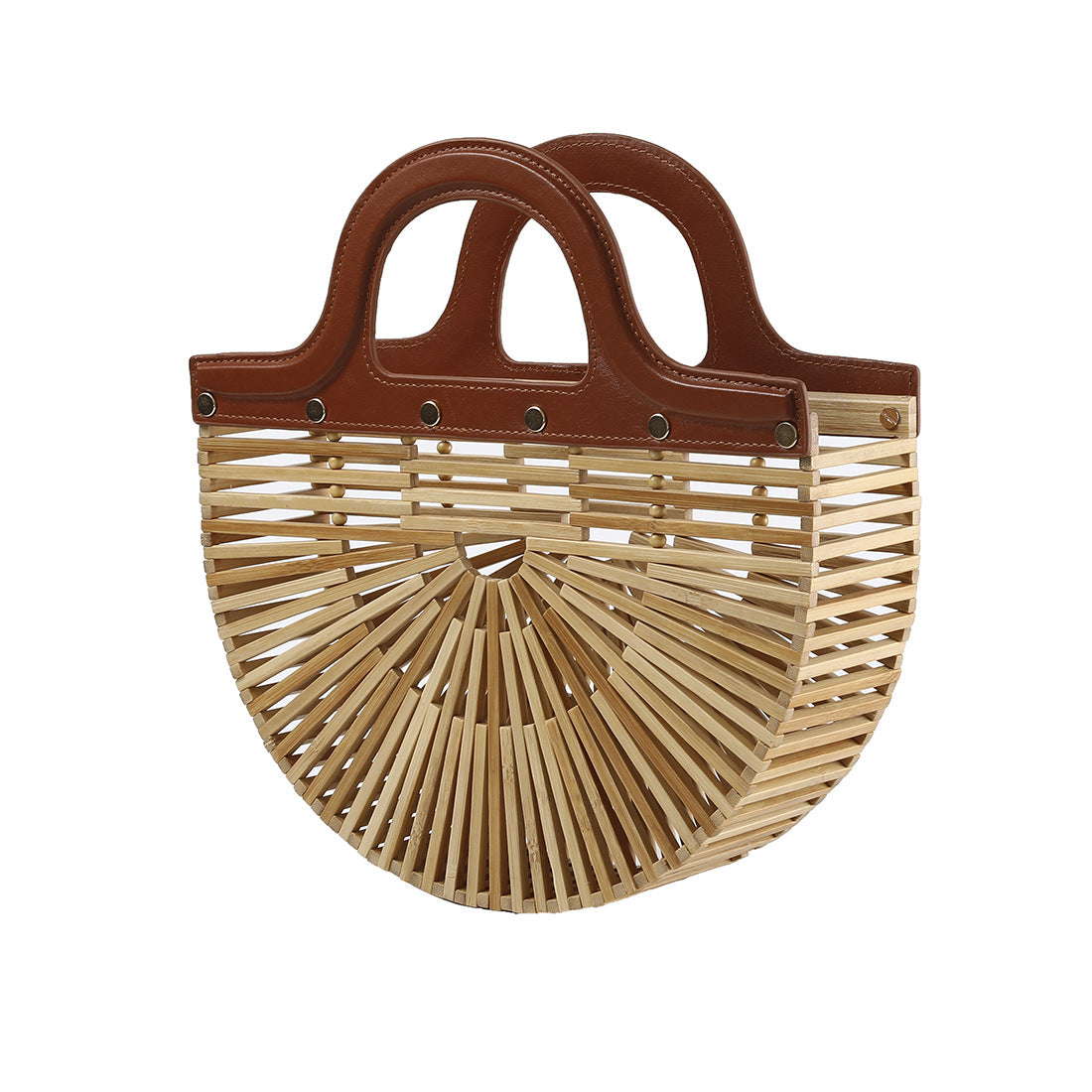 Sac Femme Tissé – Bambou, Tendance & Style Plage