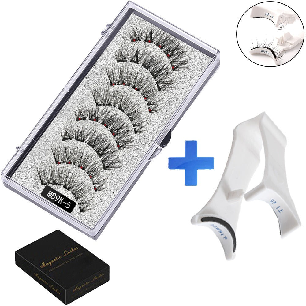 Set de 5 Faux Cils Magnétiques avec Applicateur – Sans Colle