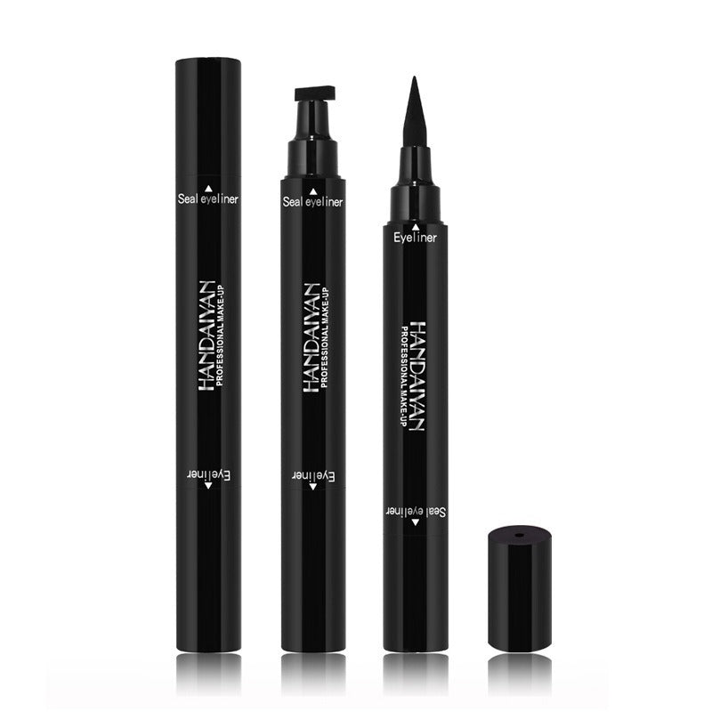 HANDAIYAN Eyeliner Double Tête – Sceau Triangle Noir