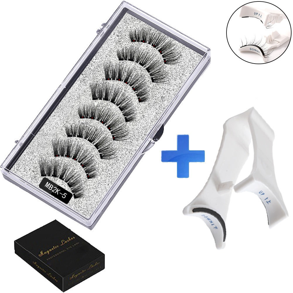 Set de 5 Faux Cils Magnétiques avec Applicateur – Sans Colle