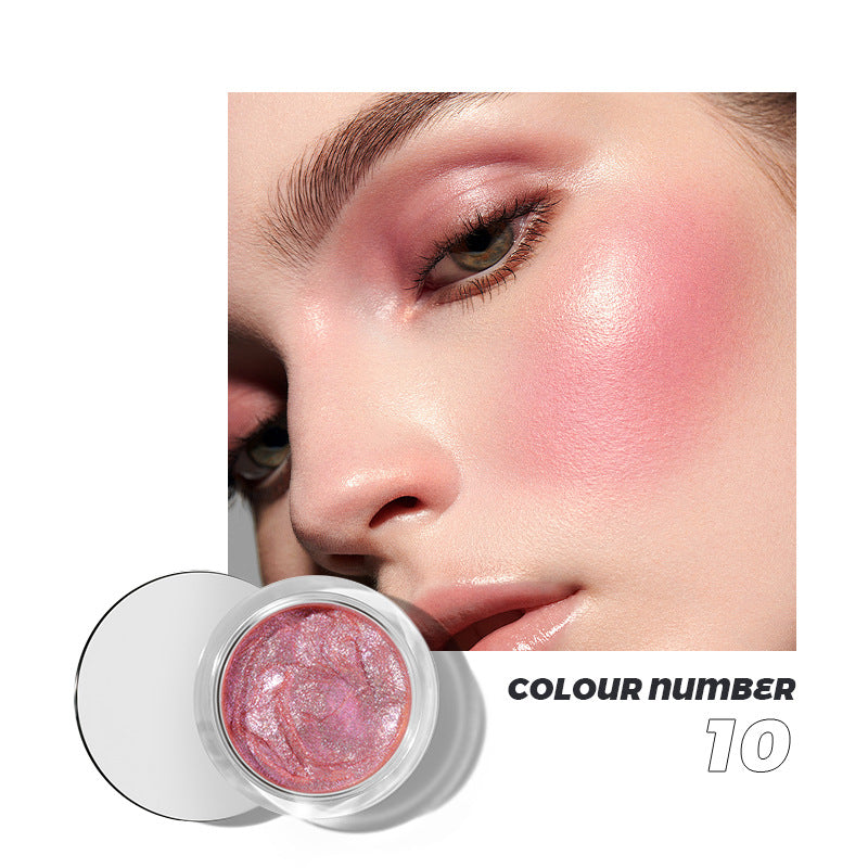 Pudaier Blush Liquide 10 Couleurs – Contouring Naturel, Lèvres et Joues Lumineuses