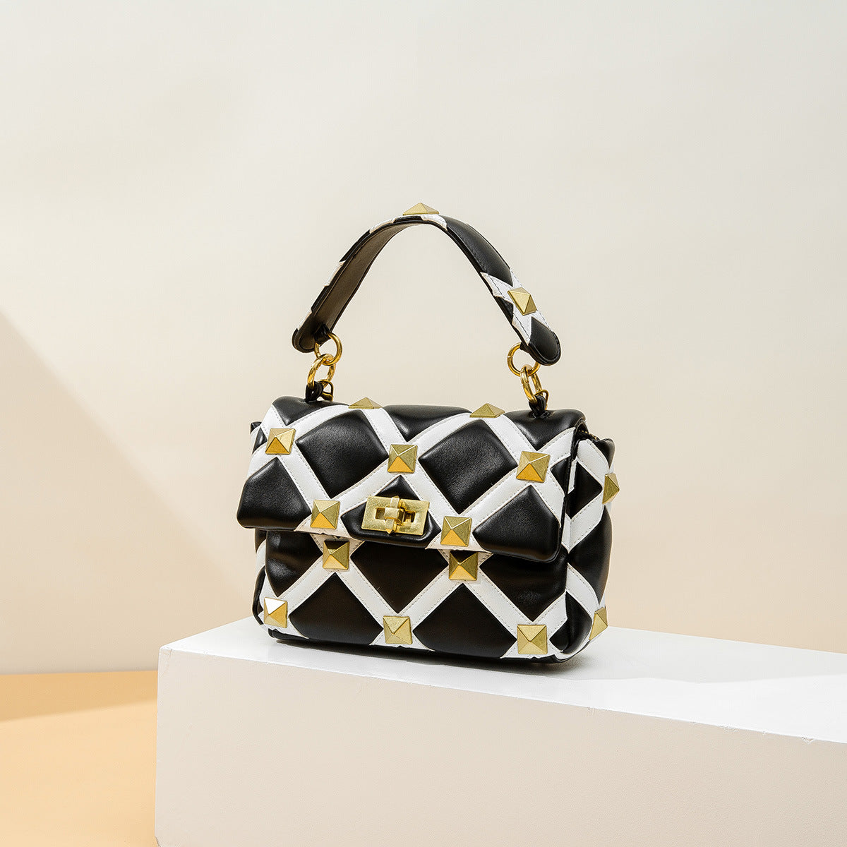 Sac Femme Tendance – À carreaux, Porté Épaule ou Crossbody