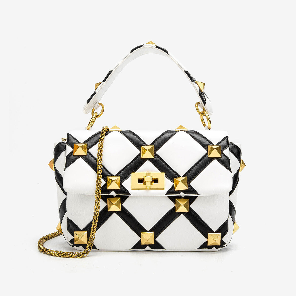 Sac Femme Tendance – À carreaux, Porté Épaule ou Crossbody