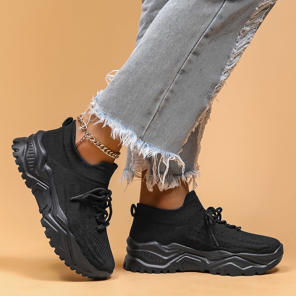Chaussures Femme Sport – Respirantes, Tissage Flyknit & Faciles à Enfiler