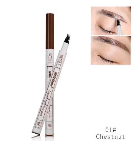 Stylo sourcils liquide Music Flower – 3 couleurs, waterproof, tatouage longue durée.