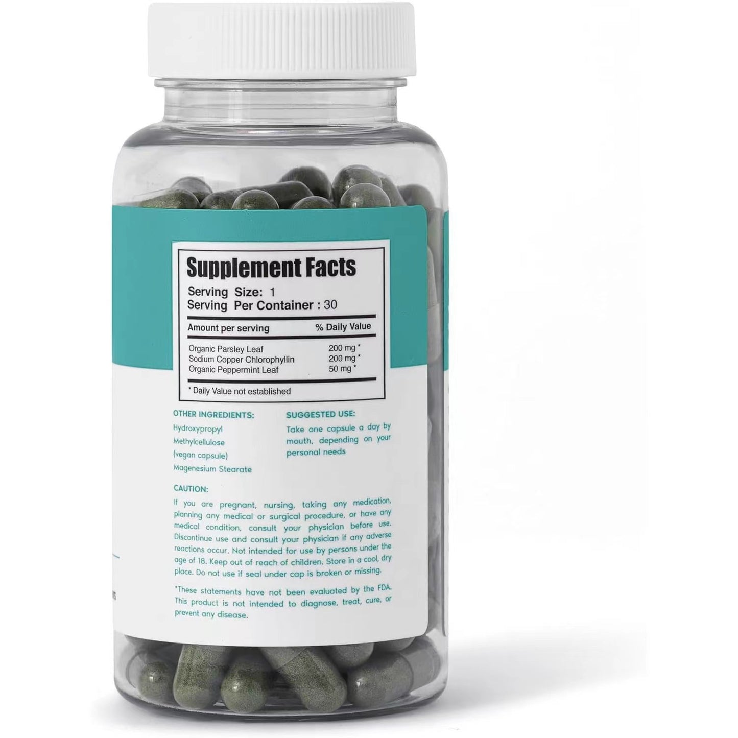 Capsules de chlorophylle – Détox, bien-être, certifiées GMP