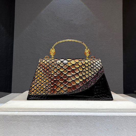 Sac Femme – Cuir Serpent, Tendance & Porté Épaule ou Croisé