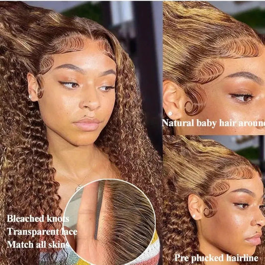 Lace frontal 13x4 HD Water Wave