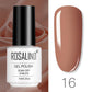 Set de Vernis Gel ROSALIND – Manucure Semi-Permanente, Top Coat UV LED