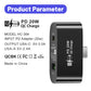 Chargeur de téléphone Type-C HUB Extension Ellipse Splitter