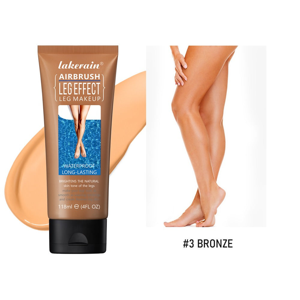 Lakerain Maquillage pour Jambes – Teinte Brun Doré, Effet Lumière & Couvrant